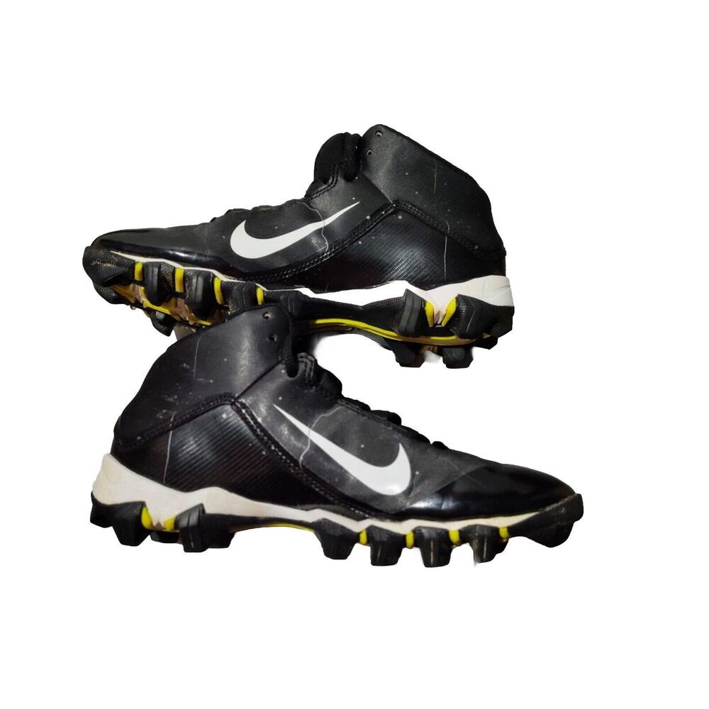 Nike Alpha Fastflex Cleats, 719953 Black/White Youth 4Y